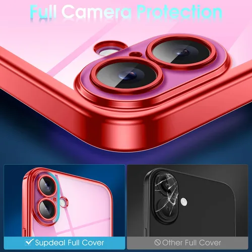 Vista 141 de Supdeal Funda cristalina transparente para iPhone 11, [No se amarillea] [Protección de la cámara] [Probado contra caídas de grado militar] Funda