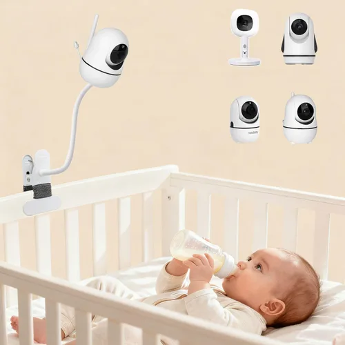 Vista 7 de Soporte para monitor de bebé Nanit Pro Smart Baby Monitor y Flex Stand Baby Monitor, HelloBaby HB6550/HB65/HB66/HB248/HB6351/HB40/HB6339, ANMEATE