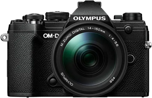 Vista 6 de OM SYSTEM Olympus OM-D E-M5 Mark III Cuerpo Plateado con Lente M.Zuiko Digital ED 12-45mm F4.0 PRO Negra Kit