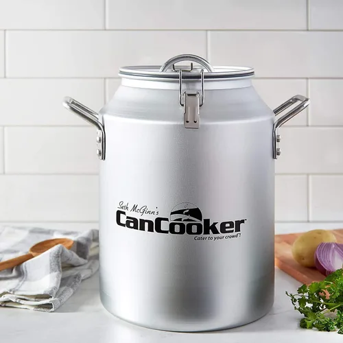 Vista 2 de CanCooker Paquete de olla de vapor de convección de 4 galones con libro de recetas de 100 páginas, aluminio anodizado duradero, compatible con Kit