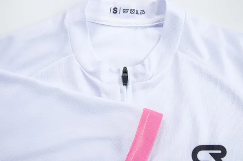 Vista 4 de CR - Conjunto de camiseta de ciclismo para hombre, con cremallera, bolsillo con cremallera, manga corta, kits de ciclismo, pantalones cortos