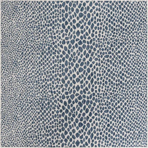 Vista 50 de Unique Loom Outdoor Collection Alfombra de área - Ciudad del Cabo (2' 2' x 3' 1' Rectángulo, Azul/Oliva)