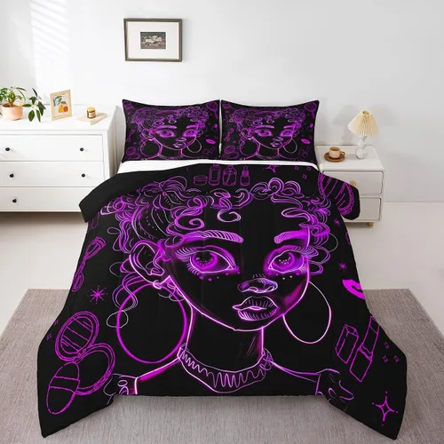 Vista 36 de Erosebridal Yoga Gifts Comforter Set for Kids Boys Girls Yoga Chakras Bedding Sun and Moon Duvet Set Boho Tribal Comforter Twin with 1 Pillowcase