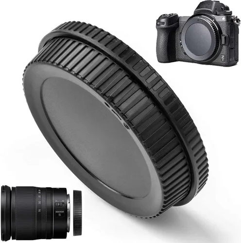 Vista 4 de Tapa de lente trasera y cubierta de carrocería para Nikon Z Mount DSLR-2Sets Tapa de lente para Nikon Z50II Z6III Z30 Zf Z8 Z9 Z50 Z7 Z6 Z5 DSLR