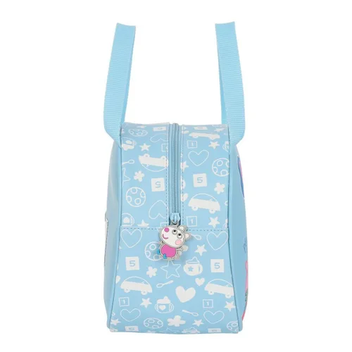 Vista 5 de Portameriendas Térmico Peppa Pig Baby Azul 19 x 22 x 14 cm