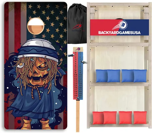 Vista 36 de CornholeGamesUSA Pro - Juego de tablas de Cornhole Fabricado en Estados Unidos Abedul báltico 3/4 Sin rebote Patas triples gruesas Dos