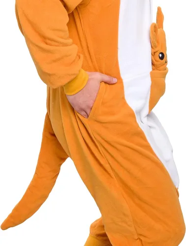 Vista 6 de Adult Onesie Halloween Costume - Animal and Sea Creature - Plush One Piece Cosplay Suit for Adults, Women and Men FUNZIEZ!