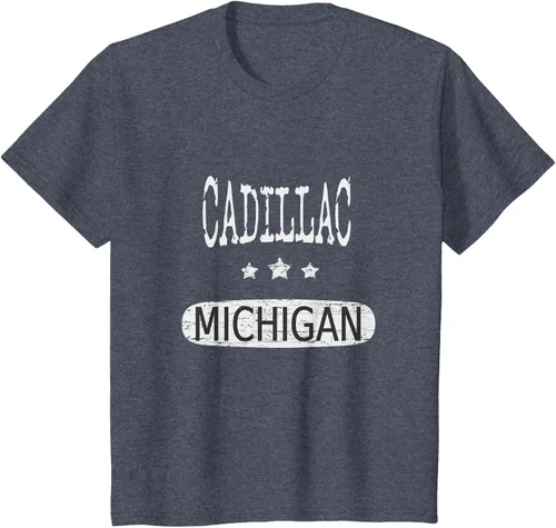Vista 68 de Vintage Cadillac Michigan Camiseta