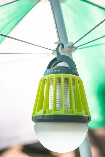 Vista 5 de Stansport 2 en 1 linterna exterminador de insectos, verde