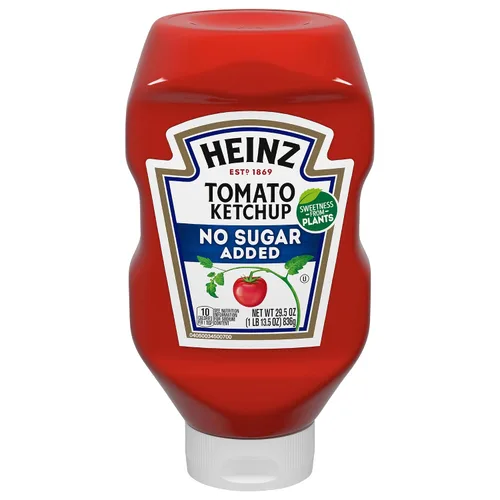 Vista 12 de Heinz Ketchup de tomate sin azúcar añadido (botella de 368 g)