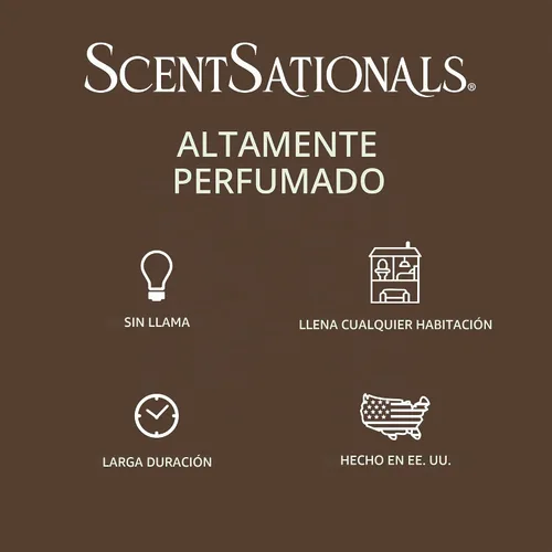 Vista 3 de Scentsationals Feelin' Cozy - Cera perfumada de cachemira para derretir 10 onzas (24 cubos)