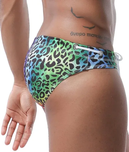 Vista 2 de thuizen Bañador de talle bajo hawaiano para hombre