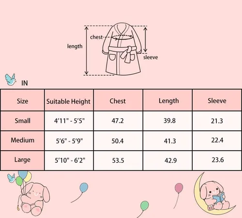 Vista 7 de OLAOLA Women Hooded Plush Robes, Soft Animal Bathrobe for Women, Cozy Warm Home Pajamas Christmas Gift