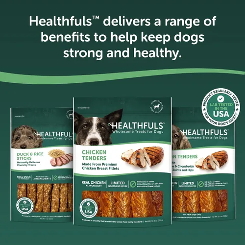 Vista 9 de Healthfuls Chicken Tenders - Golosinas para perros, 11 onzas