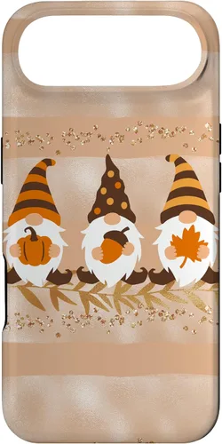 Vista 27 de Fall Autumn Gnomes Phone Case Modern Pastel Cute Beige Case for iPhone 17