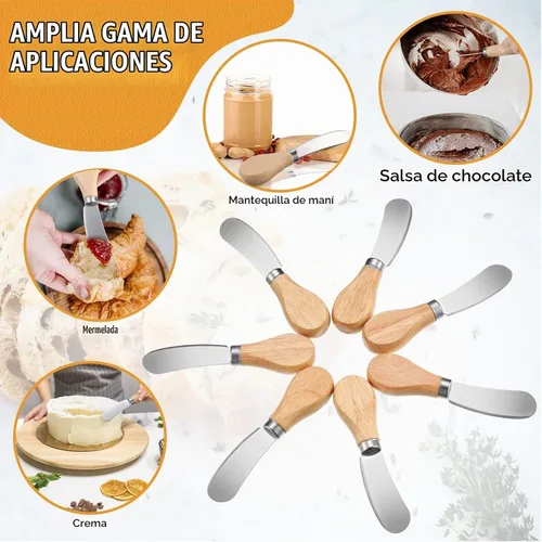 Vista 2 de LWarranty - 24 cuchillos esparcidores de queso, mantequilla, acero