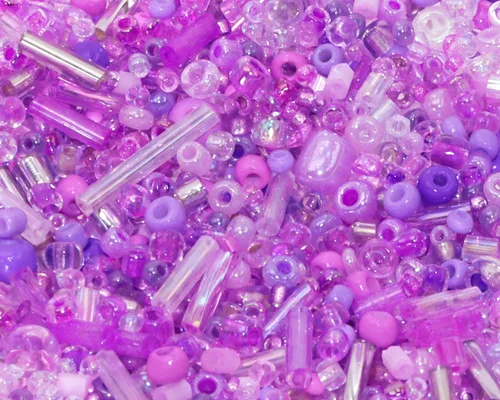 Vista 10 de Cuentas de Manualidades Mixtas 1000Pcs/20g Cuentas de Tubo de Semilla de Vidrio Bugle de 1.5-4.5mm Cuentas Espaciadoras Pequeñas Sueltas para Hacer