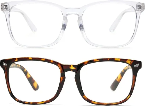 Vista 15 de Pro Acme – Gafas sin receta con montura transparente para mujeres y hombres