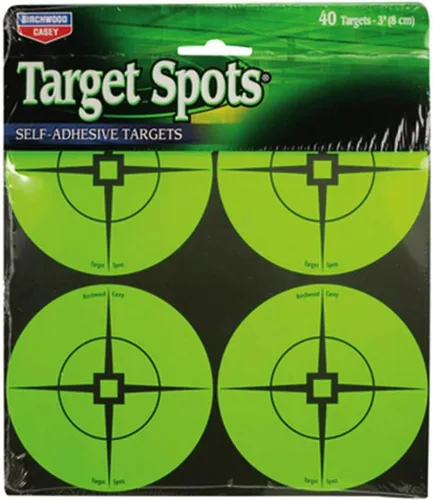 Vista 2 de Birchwood Casey Green Target Spots to Extend Shooting Target Usage