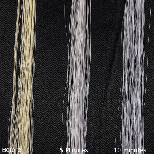 Vista 5 de Fanola Champú y máscara sin amarillo, tóner anti-latón morado para cabello rubio, plateado, gris y resaltado, máscara de depósito