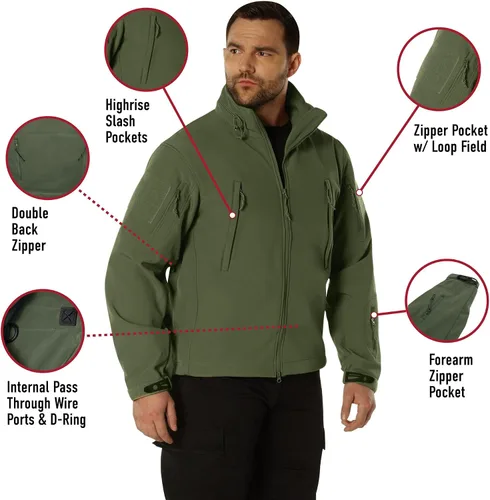 Vista 3 de Rothco Camisa de softshell de operaciones especiales