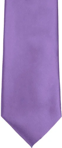 Vista 523 de tiemart Corbata de color sólido para hombre Longitud estándar