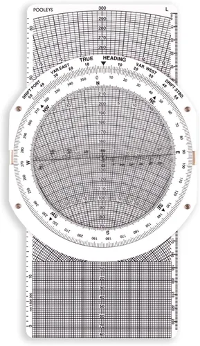 Vista 3 de CYA Computadora de vuelo grande de plástico E6B CRP-5 de 10" - Calculadora