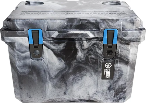 Vista 8 de Cubix Outdoors - QuadraX - Enfriador rotomoldeado de 20 cuartos de galón - Retención de hielo de 5 días, hielera dura portátil con portavasos Urban