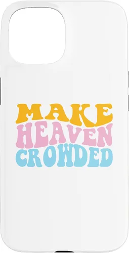 Vista 6 de Make Heaven Crowded Evangelical Christian Case for iPhone 17