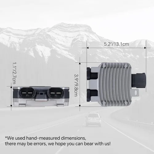 Vista 8 de Módulo de control de ventilador de refrigeración compatible con Volvo S60 S80 V40 V60 XC60 XC70; Land Rover Evoque Freelander II; Ford Galaxy
