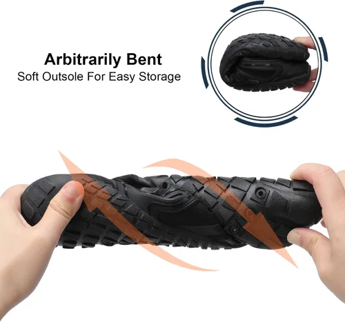 Vista 6 de L-RUN - Zapatos deportivos para el agua, calzado acuático unisex con sensación descalza para natación, senderismo, caminar