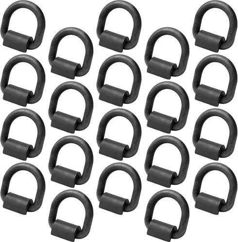 Vista 14 de dreamdragon Anillo en D Forjado de Soldadura Resistente de 1/2" - Anillo en D de 12,000 Libras para Amarre de Remolque para Remolque, Carga