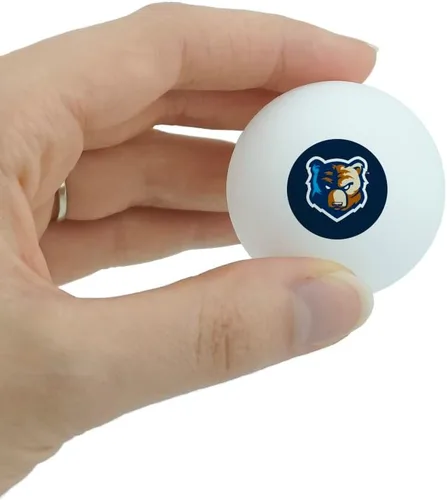 Vista 2 de Bob Jones University - Pelota de ping pong con logotipo primario, 3 unidades, Multi
