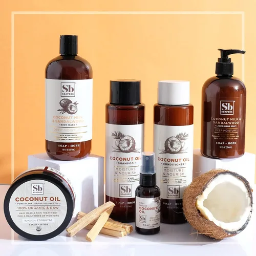 Vista 9 de Soapbox Champú de coco y karité, deja el cabello suave, brillante e hidratado - Ingredientes limpios libres de productos químicos agresivos, Aceite