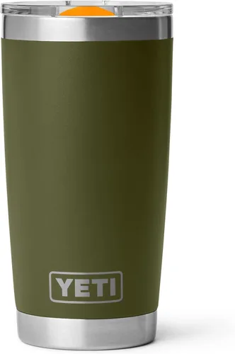 Vista 57 de YETI Rambler - Vaso de acero inoxidable con aislamiento al vacío de 20 onzas con tapa MagSlider Blanco
