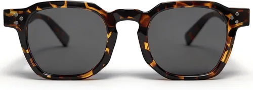 Vista 8 de VISOONE Square Sunglasses Women Men Retro Thick Frame Rivet Deisgn Patty