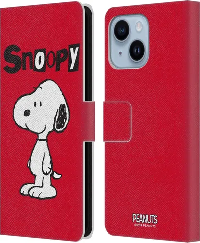 Vista 96 de Head Case Designs Funda de piel con licencia oficial de Peanuts Snoopy Characters compatible con Apple iPhone 7/8/SE 2020 y 2022
