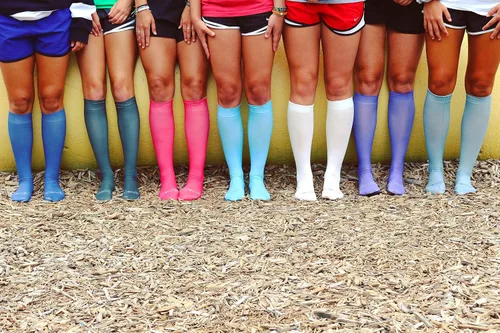 Vista 5 de Hocsocx Steel Grey Socks Performance Liner Protección que absorbe la humedad para hockey sobre césped, hockey sobre hielo y fútbol