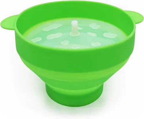 Vista 9 de The Original Popco - Popco - Palomitas de maíz de silicona para microondas con asas, tazón plegable sin BPA y apto para lavavajillas