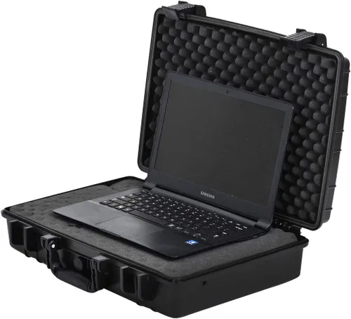 Vista 6 de MEIJIA Estuche Protector Impermeable Portátil, Estuche Duro para Cámara, Espuma de Ajuste Personalizado Insertada, Negro Elegante, Compatible