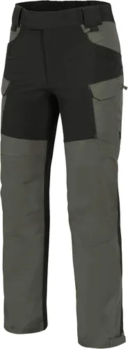 Vista 8 de Helikon-Tex - Pantalones híbridos para hombre, HOP Outback, DuraCanvas, VersaStretch Coyote marrón/negro.