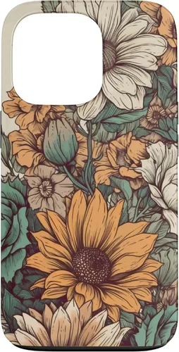 Vista 10 de Western Boho Leopard Sunflowers Cactus Funda Rodeo Cowgirl para iPhone 17