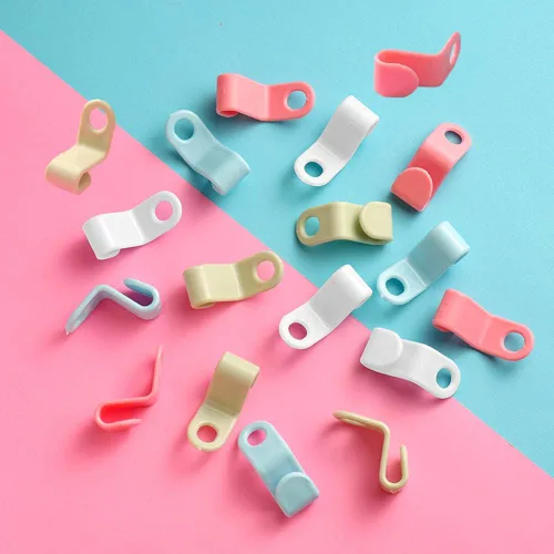 Vista 2 de 60 ganchos de conector para colgar ropa, ganchos de plástico, ganchos en cascada, ganchos extensores para perchas resistentes, ahorro de espacio