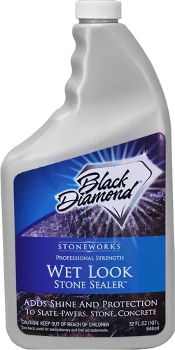 Vista 2 de Black Diamond Stoneworks El sellador de piedra natural de aspecto húmedo proporciona brillo y protección duraderos. Limpiador intensivo de piedra