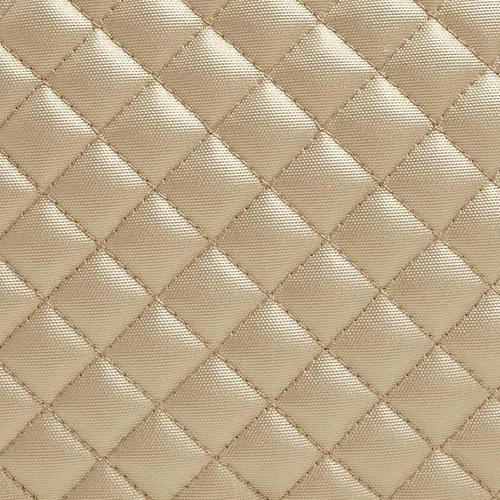 Vista 3 de Estuche organizador de maquillaje cosmético de viaje redondo, perla de oro champán