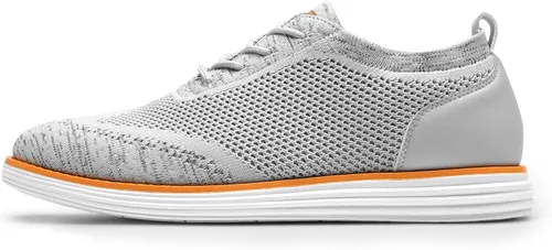 Vista 2 de Bruno Marc Zapatillas de malla para hombre Oxfords ligeras