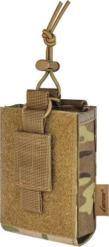 Vista 10 de LUITON Funda de radio táctica - Soporte de radio Molle resistente para Walkie Talkies bidireccionales