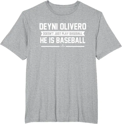 Vista 16 de Camiseta de equipo para fanáticos del béisbol He is Baseball Deyni Olivero Prospect
