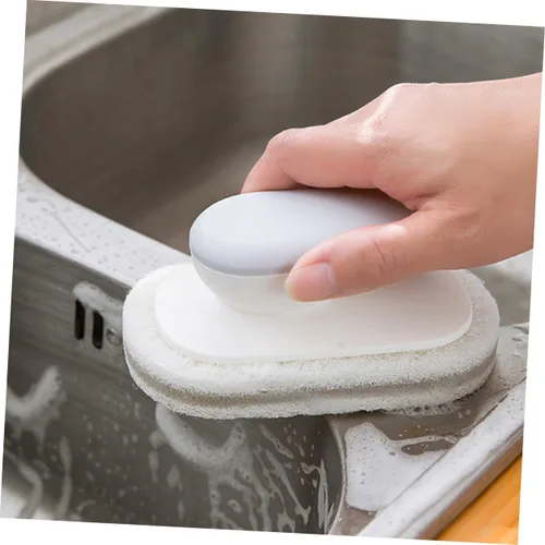 Vista 6 de Healifty Mango ergonómico Cepillo de encimera Cepillo de limpieza de cocina Accesorios de limpieza para el hogar