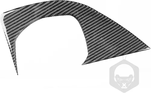 Vista 5 de Adhesivo de fibra de carbono para espejo retrovisor de automóvil, panel de poste triangular, adhesivo de pilar A, compatible con F150 SVT Raptor